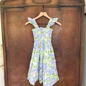 Hill House Pastel Floral Smocked Dress